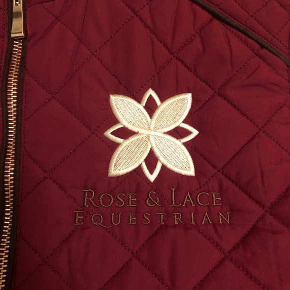 *SOLD* NWT Equestrian Riding Vest-Maroon - Picture 3 of 7